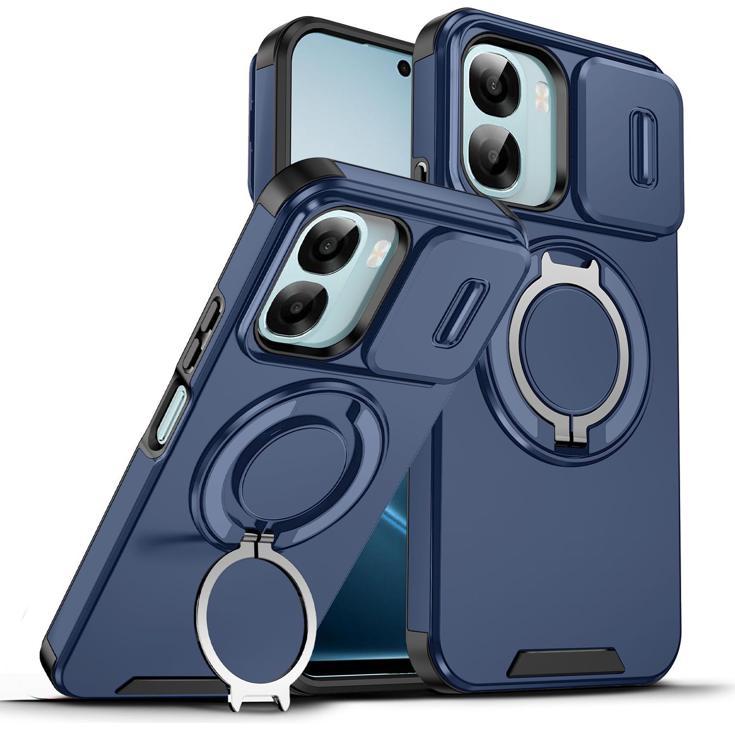 Oppo Tablet Accessories - Sliding Camera Lens Protection Armor Phone