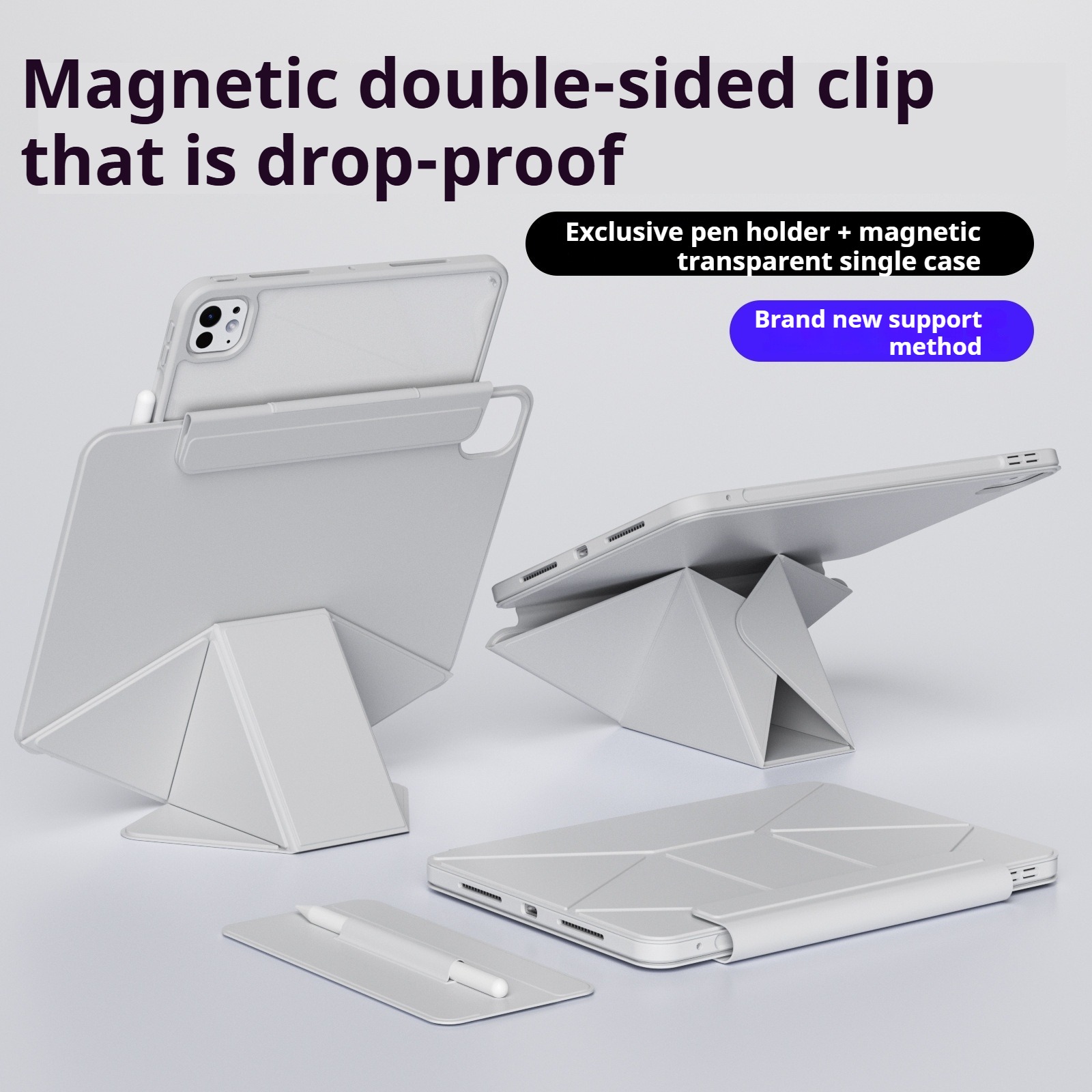 Ipad Cover Folio - ZOYU for iPad 10/11th Increase Height