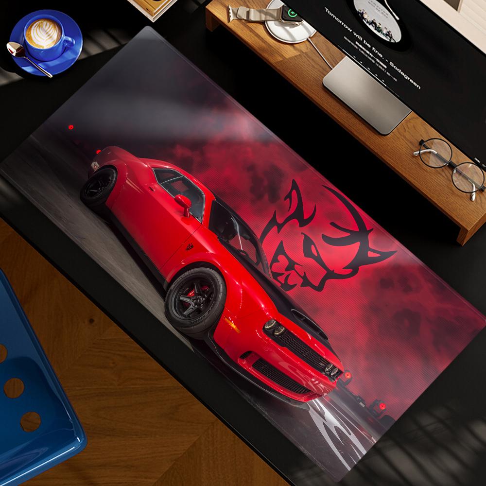 Graphic Tablet Accessories - D-DodgeS Car Cool Mouse Pad XXL