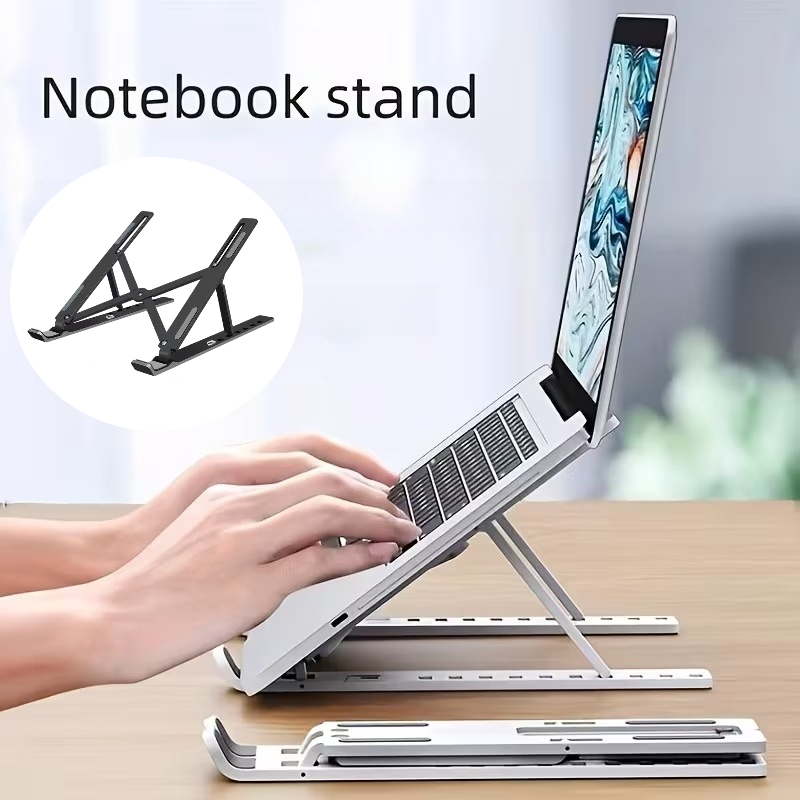 Cooling Stand Tablet - 1pc ABS Ergonomic Laptop Stand with