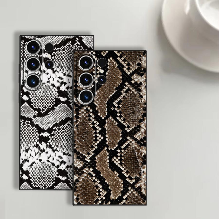 Snake Skin Pattern Funda Phone - огляд і ціна Tablet S9 Fe Accessories