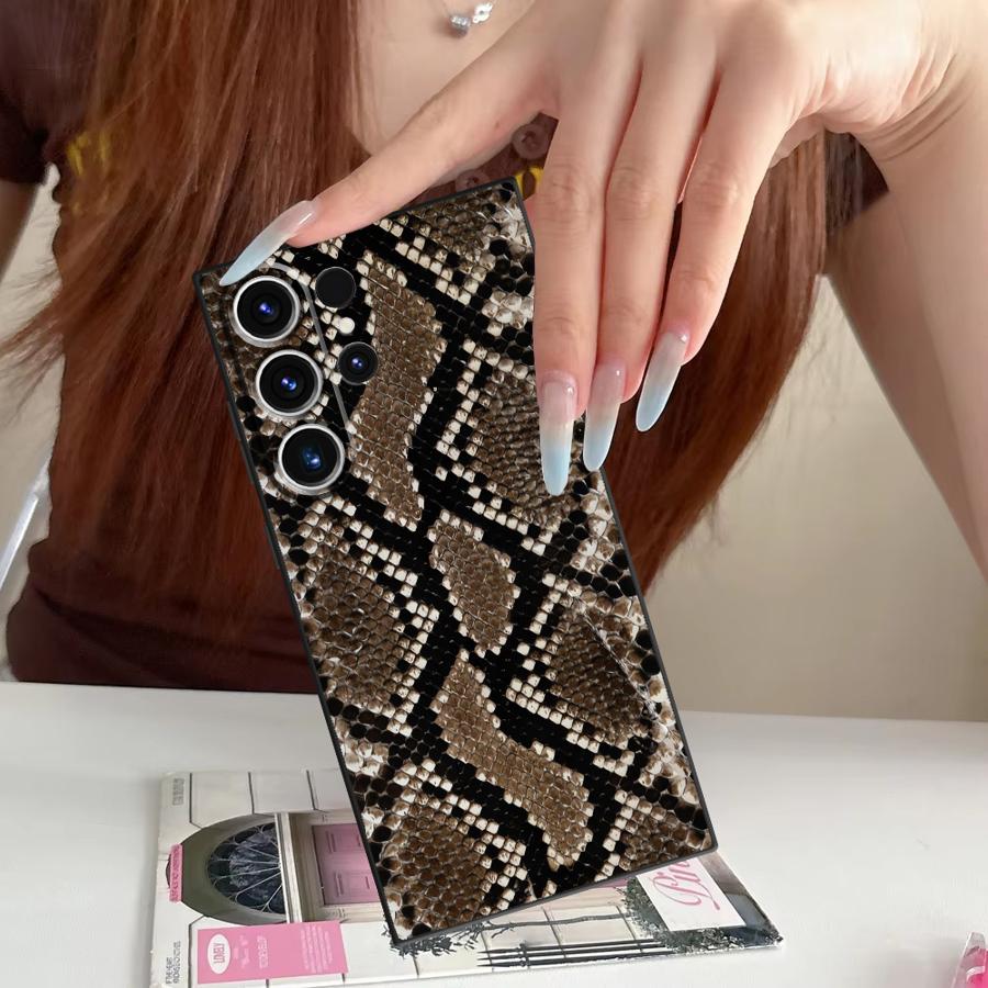 Snake Skin Pattern Funda Phone - огляд і ціна Tablet S9 Fe Accessories