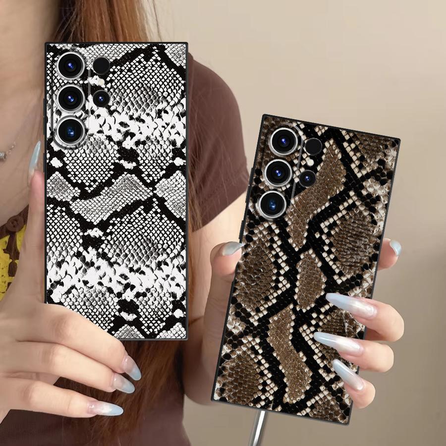 Snake Skin Pattern Funda Phone - огляд і ціна Tablet S9 Fe Accessories