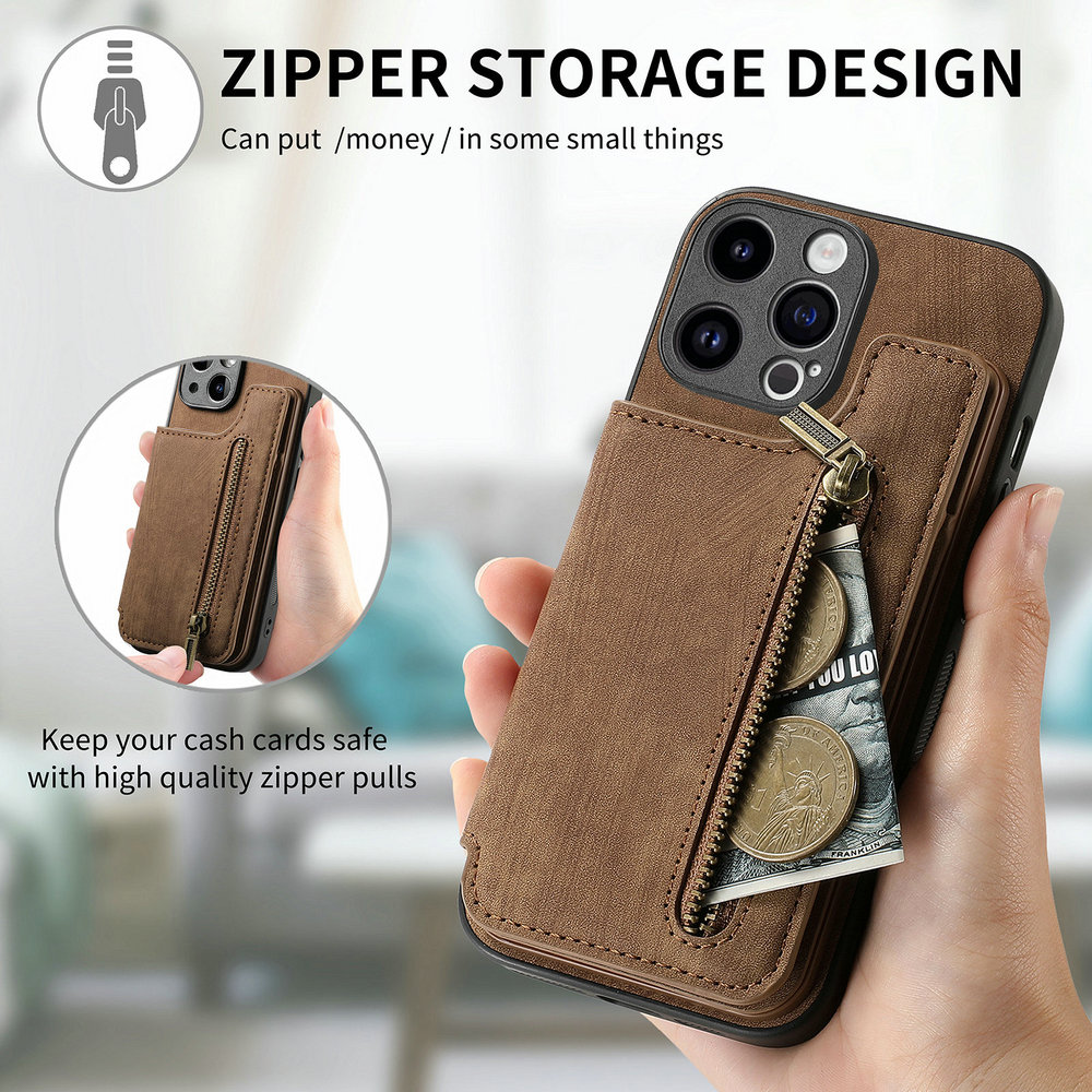 Zipper Leather Card Back Case  - огляд і ціна Oppo Tablet Accessories