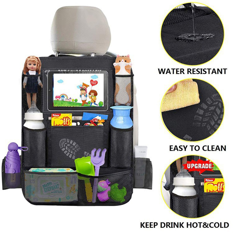 1pc Car Backseat Organizer wit - огляд і ціна Tablet Accessories Bag