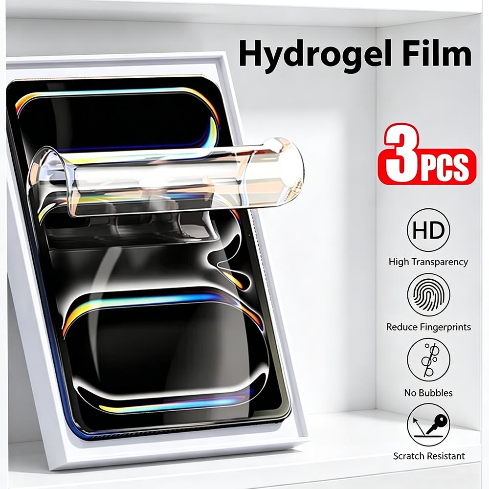 3Pcs Hydrogel Film for Samsung - огляд і ціна Tablet S9 Fe Accessories