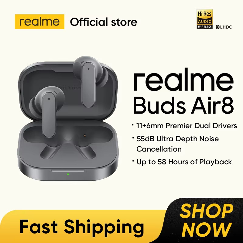  Global Version realme Buds Ai - огляд і ціна Realme Tablet Accessories