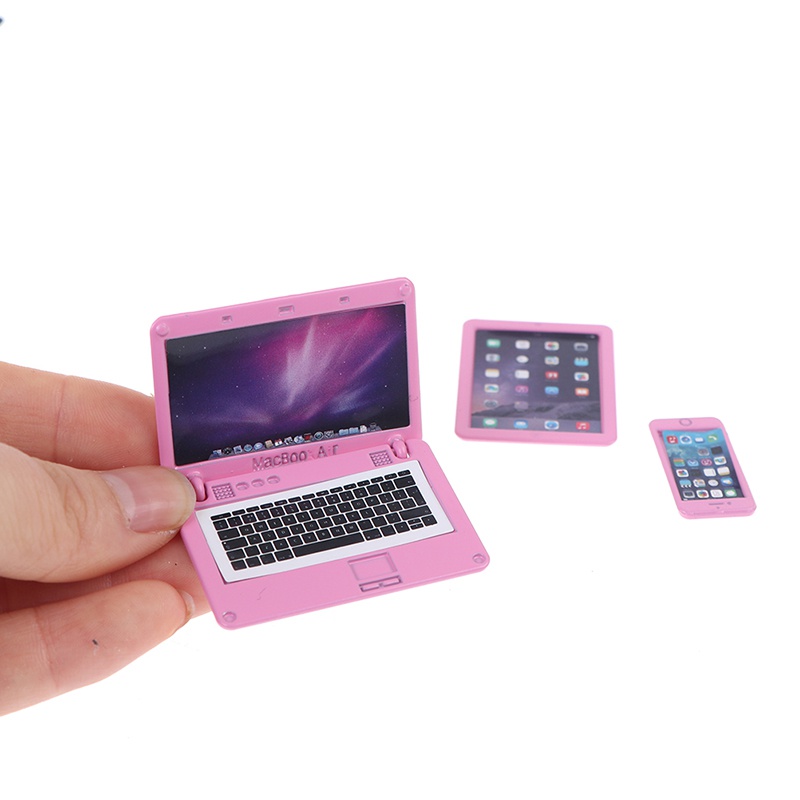 3Pcs/Set Simulation Mini Lapto - огляд і ціна Tablet Accessories Set