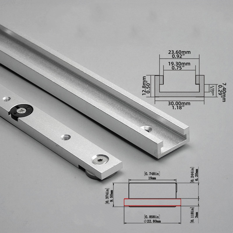 2Pcs T‑Track & Miter Track Jig - огляд і ціна Tablet Accessories Set