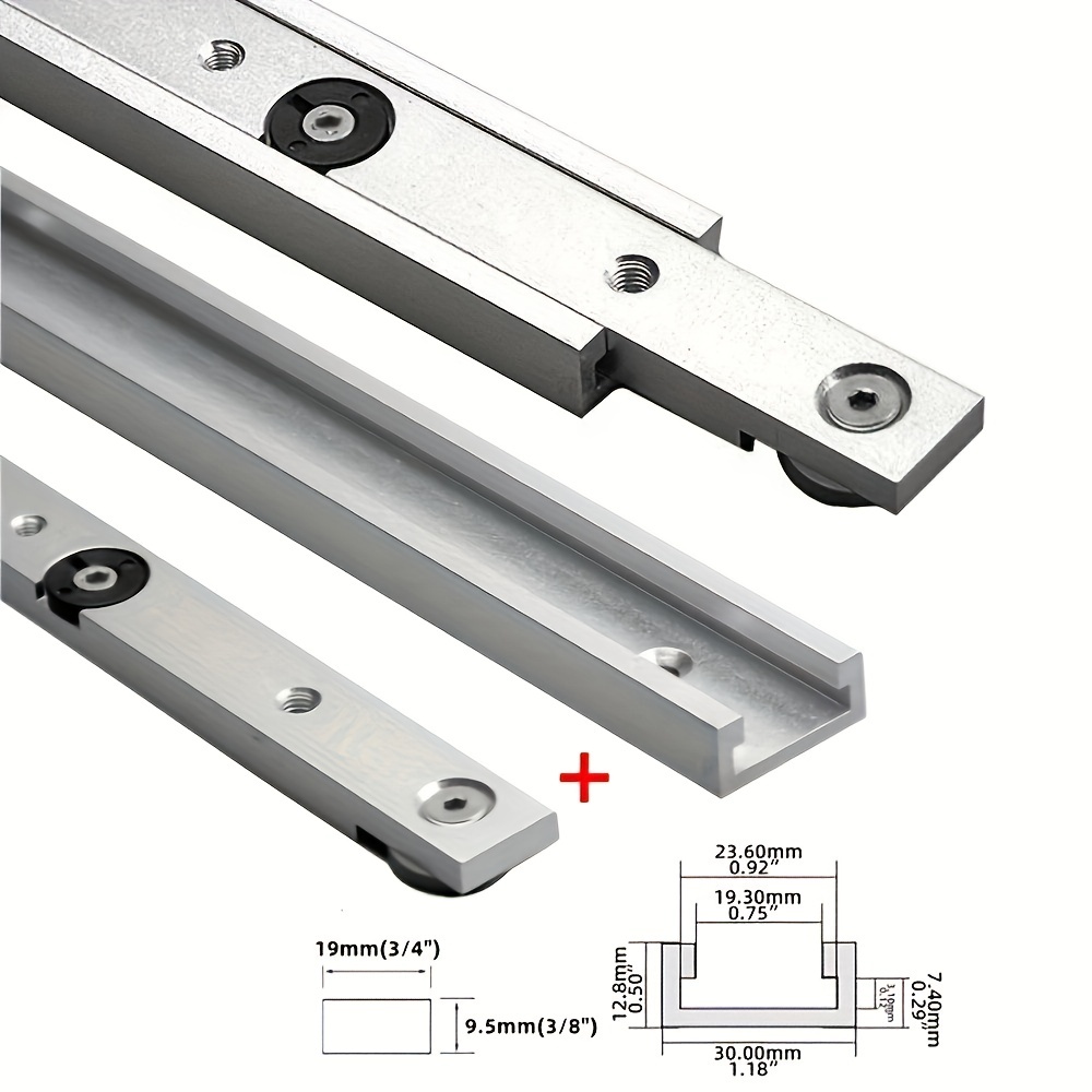 2Pcs T‑Track & Miter Track Jig - огляд і ціна Tablet Accessories Set