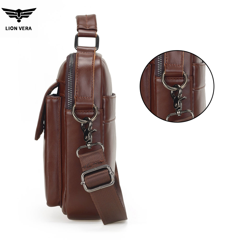 LION VERA Men's Genuine Leathe - огляд і ціна Tablet Accessories Bag