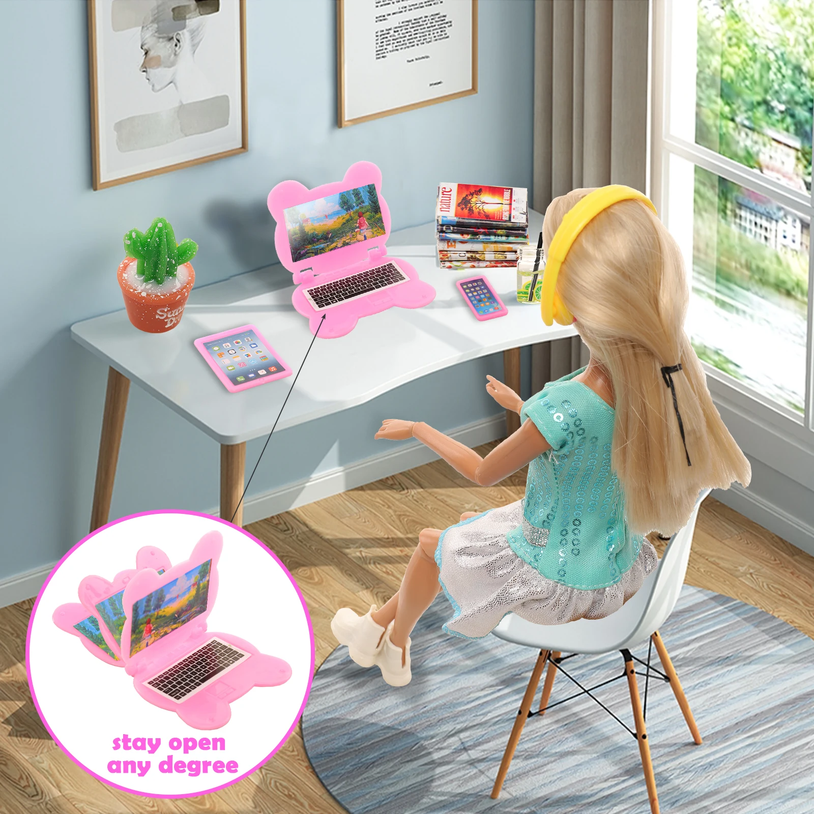 17pcs Set Funny Dollhouse Acce - огляд і ціна Tablet Accessories Set