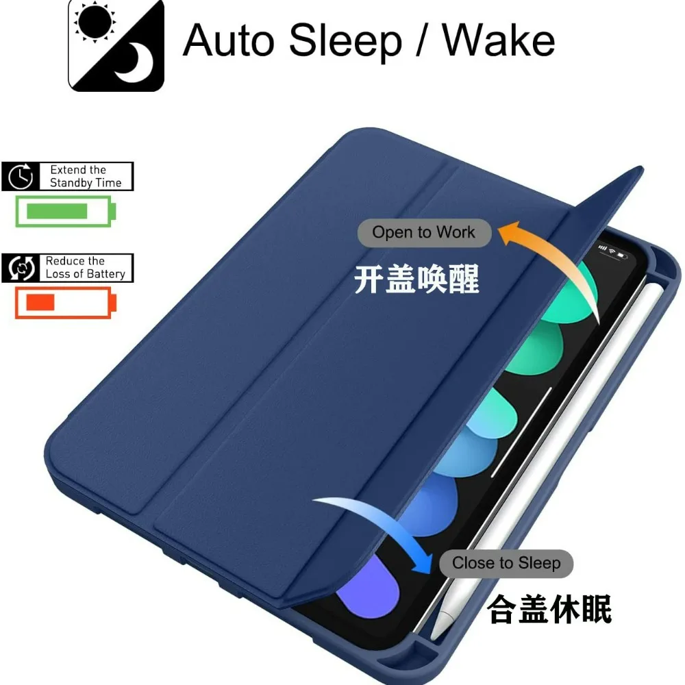 Smart Case For iPad Mini 7 202 - огляд і ціна Ipad Cover Folio