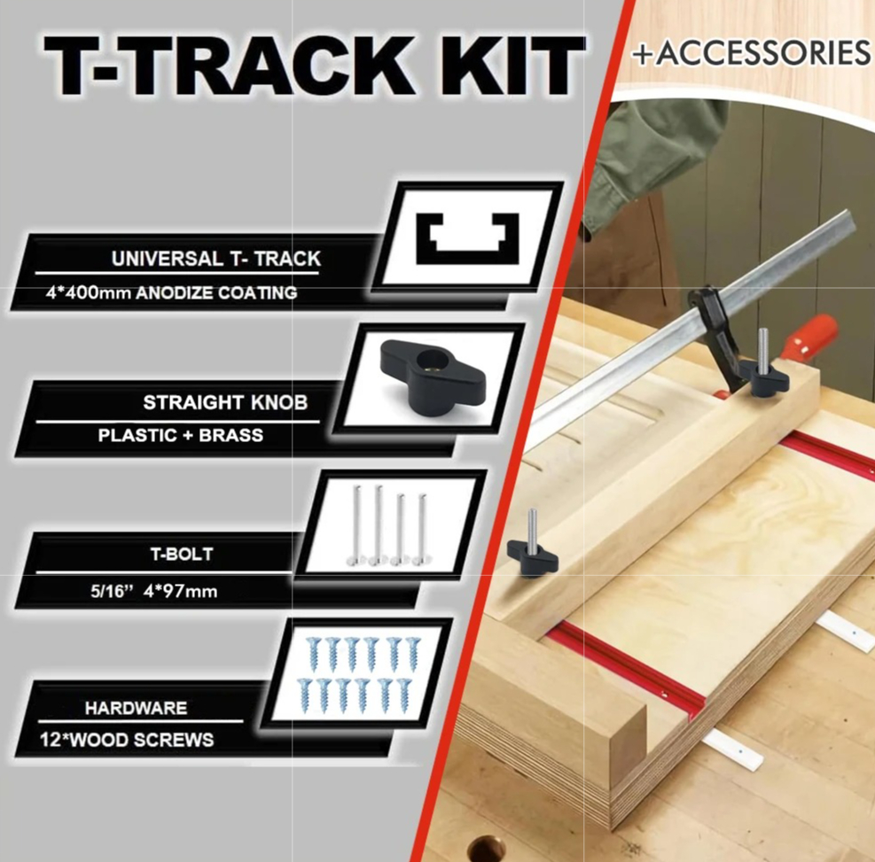 19# T-Track Kit for Router Tab - огляд і ціна Tablet Accessories Set