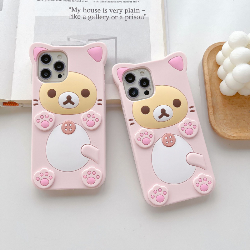 3D Cute Rilakkuma Bear For Sam - огляд і ціна Tablet S9 Fe Accessories