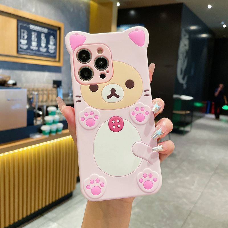3D Cute Rilakkuma Bear For Sam - огляд і ціна Tablet S9 Fe Accessories