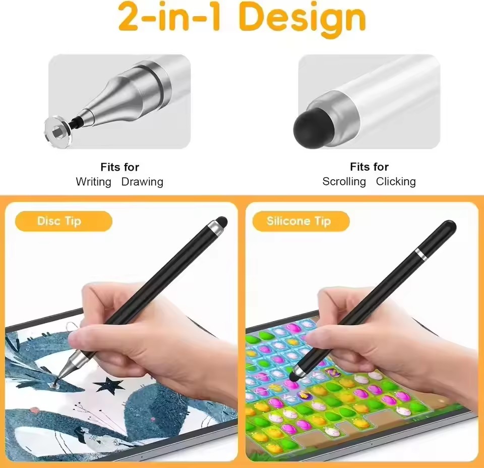 2 in 1 Universal Stylus Pen Fo - огляд і ціна Accessories For Android Tablet