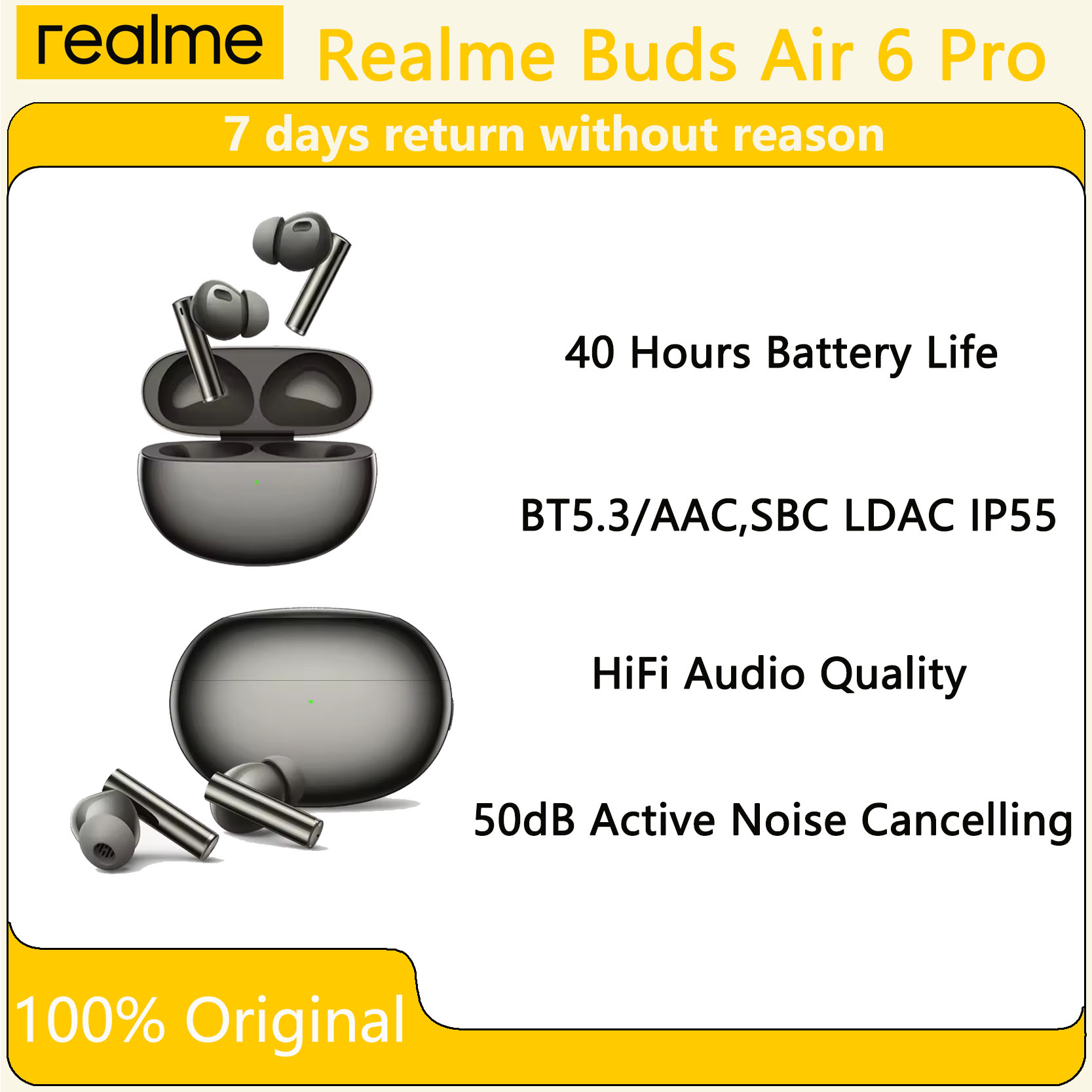 Original Oppo Realme Buds Air  - огляд і ціна Realme Tablet Accessories